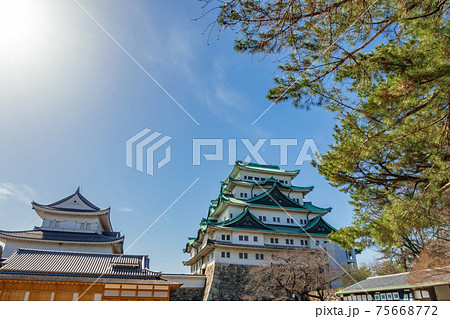 名古屋城、金鯱のない天守閣〈愛知県名古屋市〉 75668772