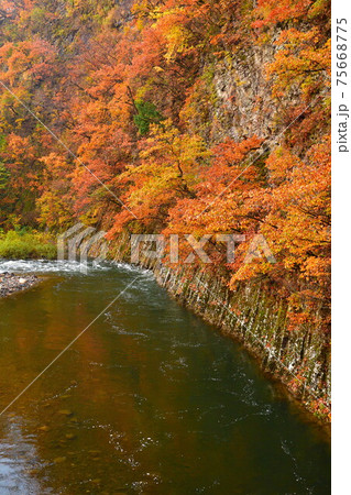 早出川渓谷の衣岩（新潟県） 75668775
