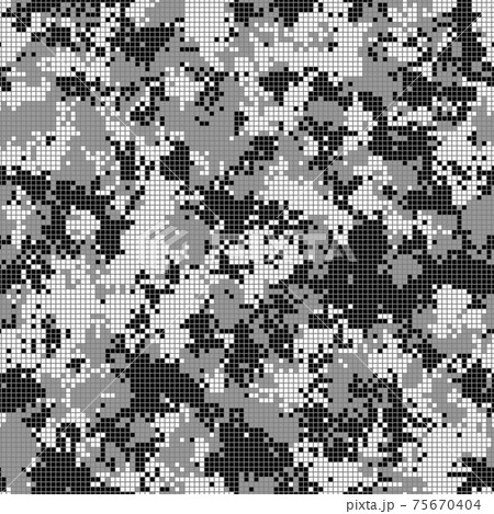 Texture military camouflage seamless pattern. Abstract army vector illustration 75670404