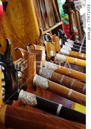 Keris is a traditional weapon of the Malay community in Malaysia. Made manually by using the selected iron. The handle is made of wood or ivory. Keris is a traditional weapon of the Malay community in Malaysia. Made manually by using the selected iron. The handle is made of wood or ivory. 75671428