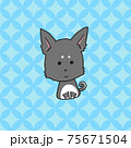 子犬のイラスト 75671504