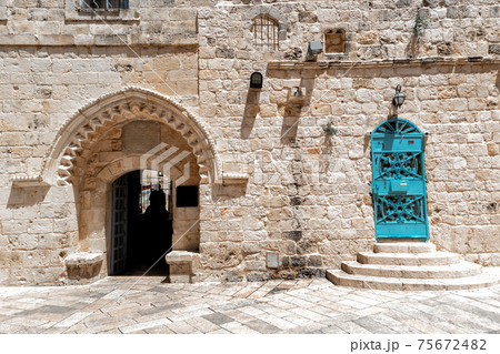 Entrance to the Cenacle - The Traditional Site of the Last Supper Entrance to the Cenacle - The Traditional Site of the Last Supper 75672482