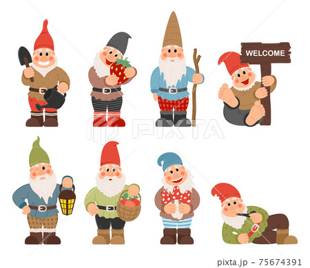 Garden gnomes collection 75674391