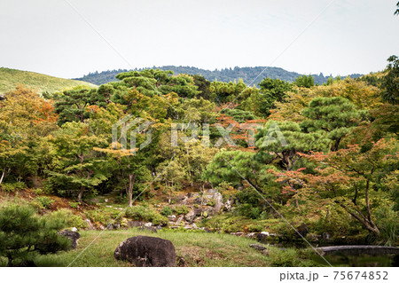 Scene at Isuien Garden in Nara, Japan 75674852