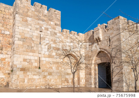The Jaffa Gate at The Old City of Jerusalem The Jaffa Gate at The Old City of Jerusalem 75675998
