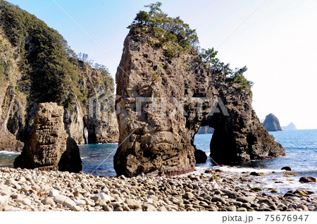 西伊豆ジオパーク、浮島海岸 西伊豆ジオパーク、浮島海岸 75676947