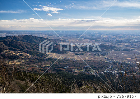 筑波山　女体山山頂からの風景 75679157