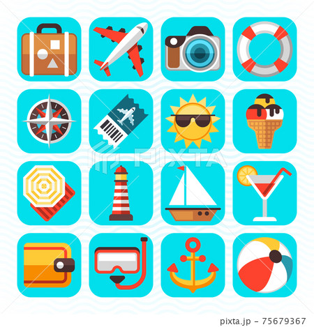 Summer beach travel vacation and tourism 75679367