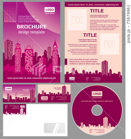 Business brochure architecture design template 75679961