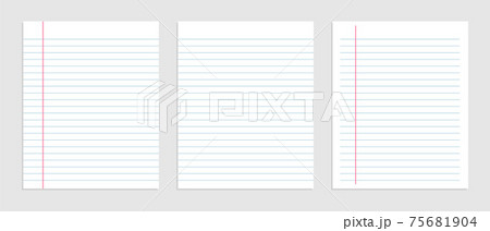 blank sheet of lined notebook paper set blank sheet of lined notebook paper set 75681904