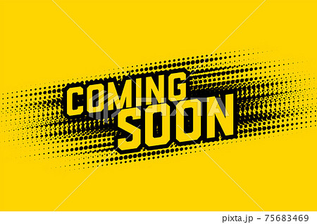 coming soon halftone style design background template 75683469