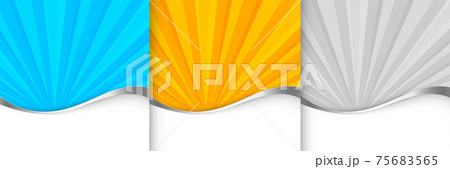 sunburst background template in orange blue and gray shade sunburst background template in orange blue and gray shade 75683565