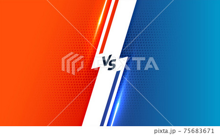 versus vs conflict battle screen background template design 75683671
