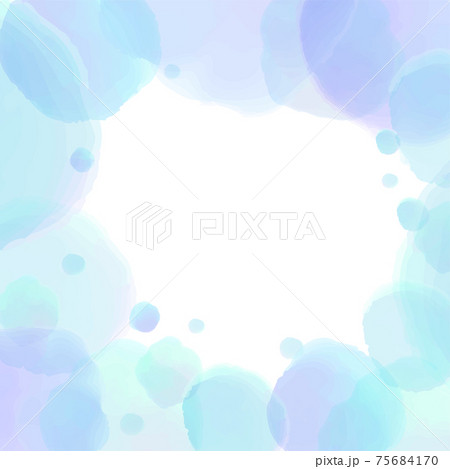 水彩mizutama背景2 淺藍色 插圖素材 圖庫