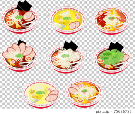 ラーメン各種味セット 75686785