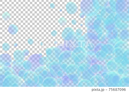 水彩みずたま背景(アクアバブル) 水彩みずたま背景(アクアバブル) 75687096