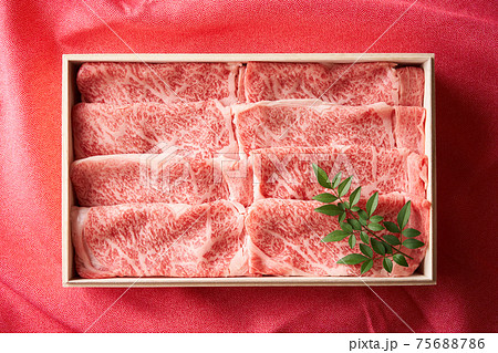 国産和牛　ロースすき焼き用 75688786
