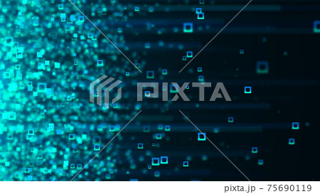 Digital background with stroke particles, computer generated. 3d render streaming data Digital background with stroke particles, computer generated. 3d render streaming data 75690119