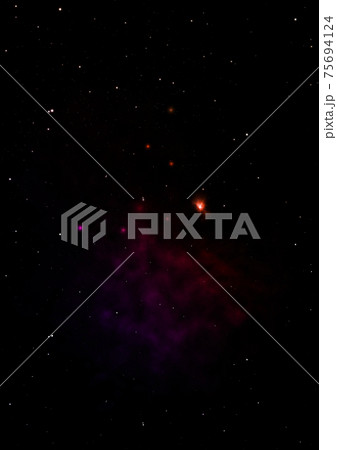 Star field in space and a nebulae. 75694124