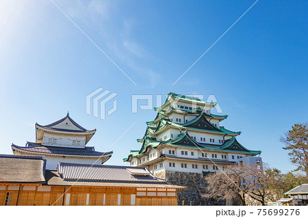 名古屋城、金鯱のない天守閣〈愛知県名古屋市〉 75699276