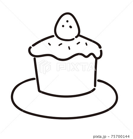 イラスト素材 ケーキ デザート おやつのイラスト素材