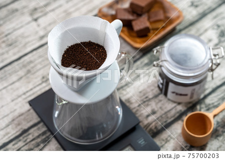 珈琲　ペーパードリップ　スリーフォードリッパー　チョコレート　コーヒー豆 75700203
