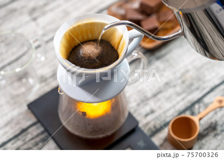 珈琲　ペーパードリップ抽出　スリーフォードリッパー　チョコレート　コーヒー豆 75700326