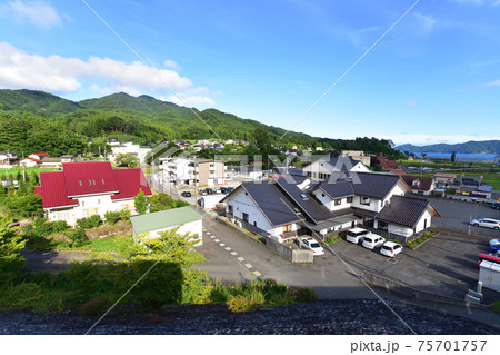 2020年夏、盛駅から釜石駅までの三陸鉄道リアス線からの車窓風景 75701757