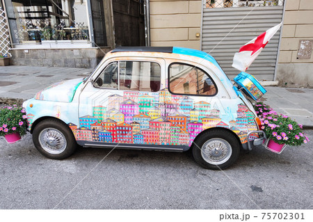 Old 500 painted car Old 500 painted car 75702301