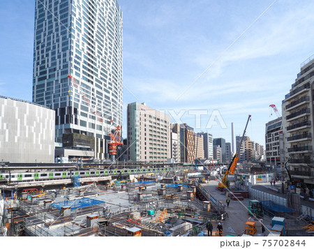 渋谷駅桜丘口　再開発の様子（2021年3月） 75702844
