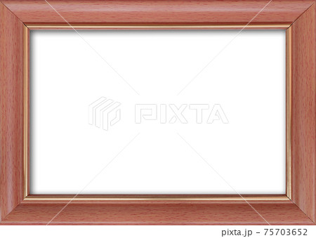Empty picture frame with a free place inside, isolated on white Empty picture frame with a free place inside, isolated on white 75703652