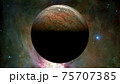 The Jupiter from space. Elements furnished by NASA. 75707385