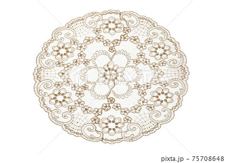 レース素材 75708648