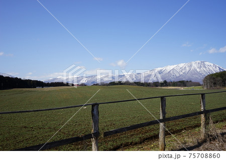 小岩井農場から見える岩手山 小岩井農場から見える岩手山 75708860