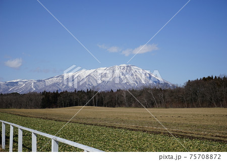 小岩井農場から見える岩手山 小岩井農場から見える岩手山 75708872