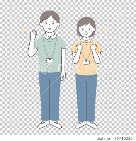 保姆/男女膽量姿勢 75710226