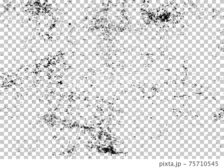 グランジテクスチャ素材 かすれ岩肌 白黒（ベクター、eps10） 75710545
