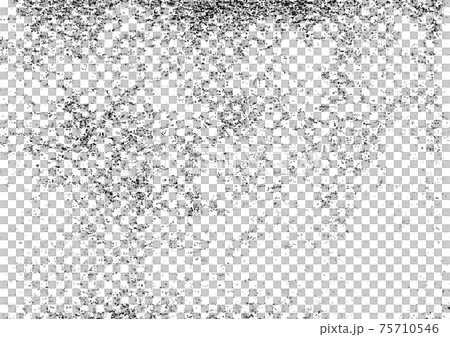 Grange texture material Cloud pattern Recycled paper with unevenness Black and white (vector, eps10) 75710546