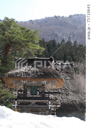 白川郷 明善寺 楼鐘門（岐阜県 大野郡 白川村） 75710643