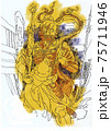Nara Japan Statue Sketch  75711946