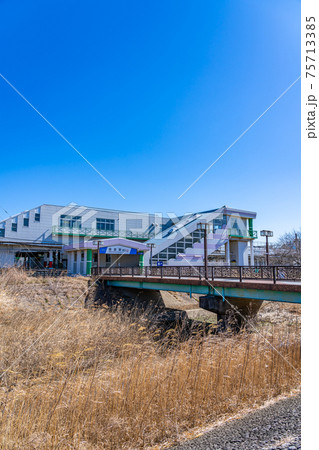 埼玉の都市風景 鷲宮駅西口周辺の風景 75713385