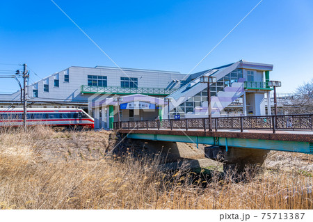 埼玉の都市風景 鷲宮駅西口周辺の風景 75713387