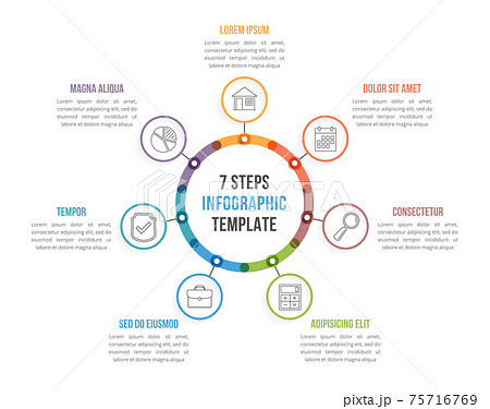 Circle Infographics 75716769