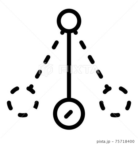 Hypnosis balance icon, outline style Hypnosis balance icon, outline style 75718400