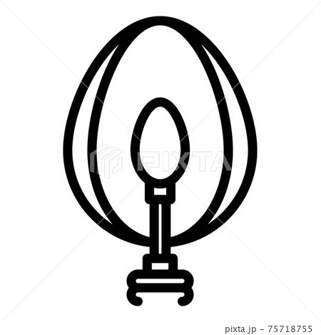 Anesthesia icon, outline style Anesthesia icon, outline style 75718755