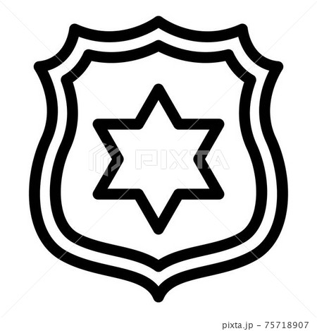 police shield outline