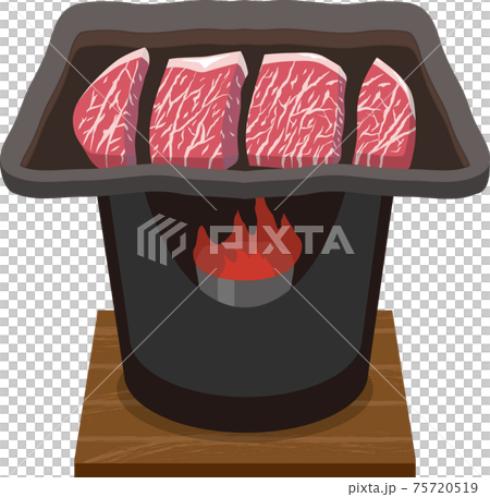 Grilled Steak Ceramic Plate 75720519