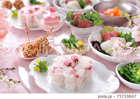 お花見ランチ　お花見御膳　さくら御膳　桜御膳　おうちでお花見 75720607