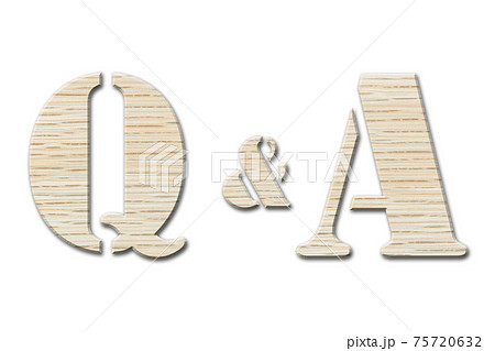Q&A　木目調　 75720632