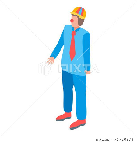 Clown icon, isometric style 75720873